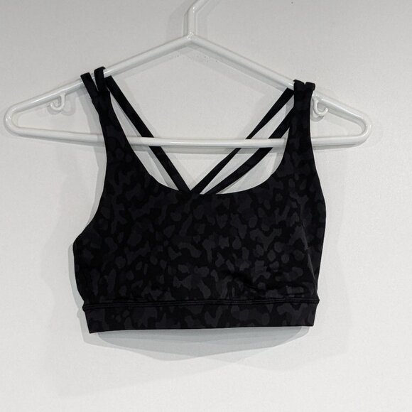 Lululemon The Energy Bra Incognito Camo Coal Size 6 - Picture 2 of 4